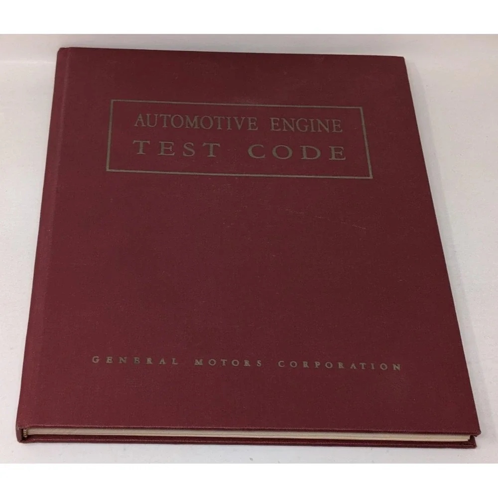 General Motor Corporation / Automotive Engine Test Code 1954 4th Edition‎